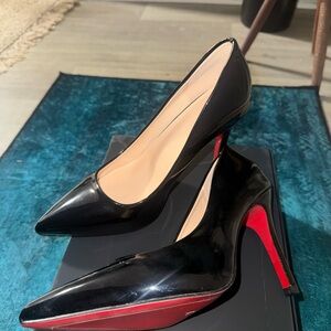 Elegant Black and Red Women's Heels